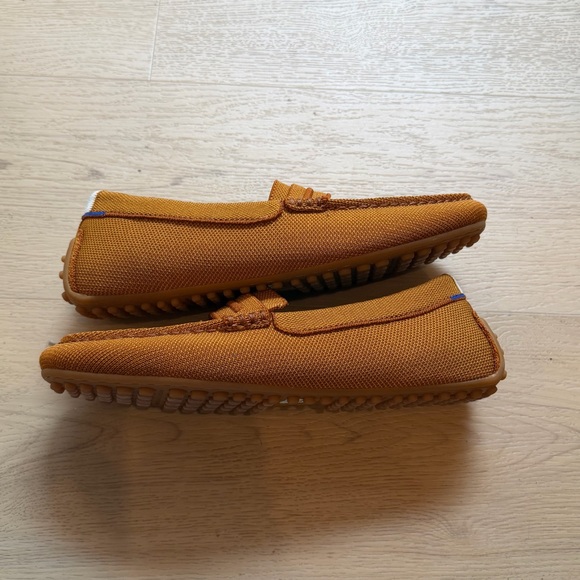 Rothy's The Driver Cognac Loafers Shoes - Picture 10 of 11